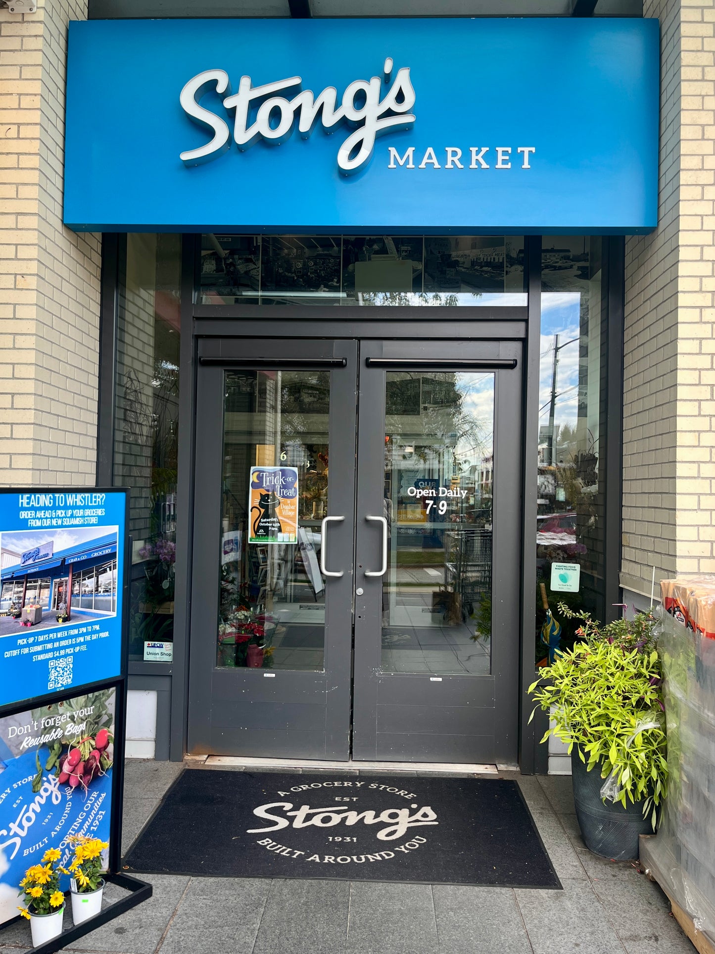 Honest to Pete coffee on shelf at Stong’s Market in Vancouver